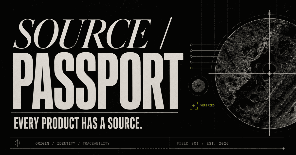 SourcePassport editorial identity preview